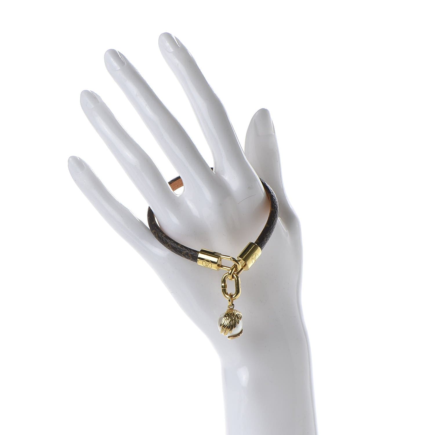 18K Louis Vuitton Pearl Angels Bracelet