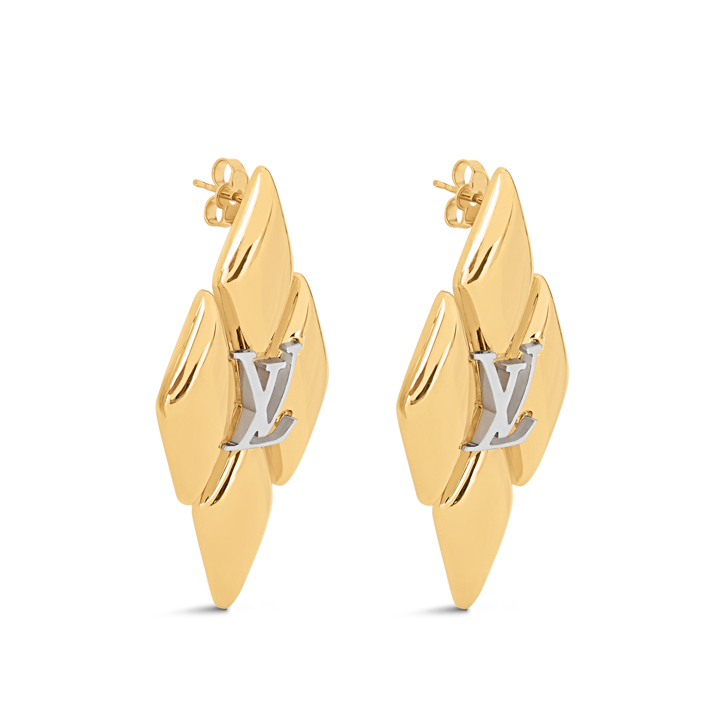 18k Louis Vuitton GO-14 Earrings