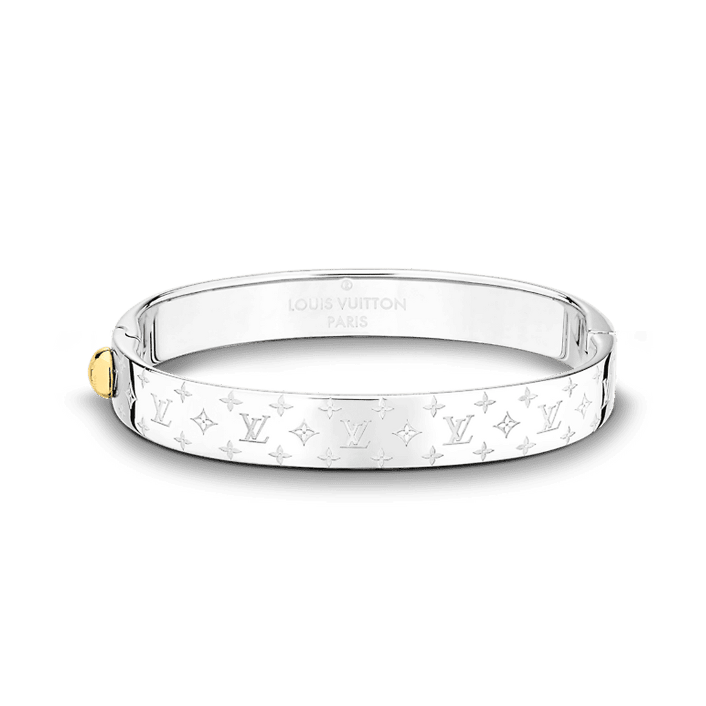 18K Louis Vuitton Nanogram Cuff Bracelet