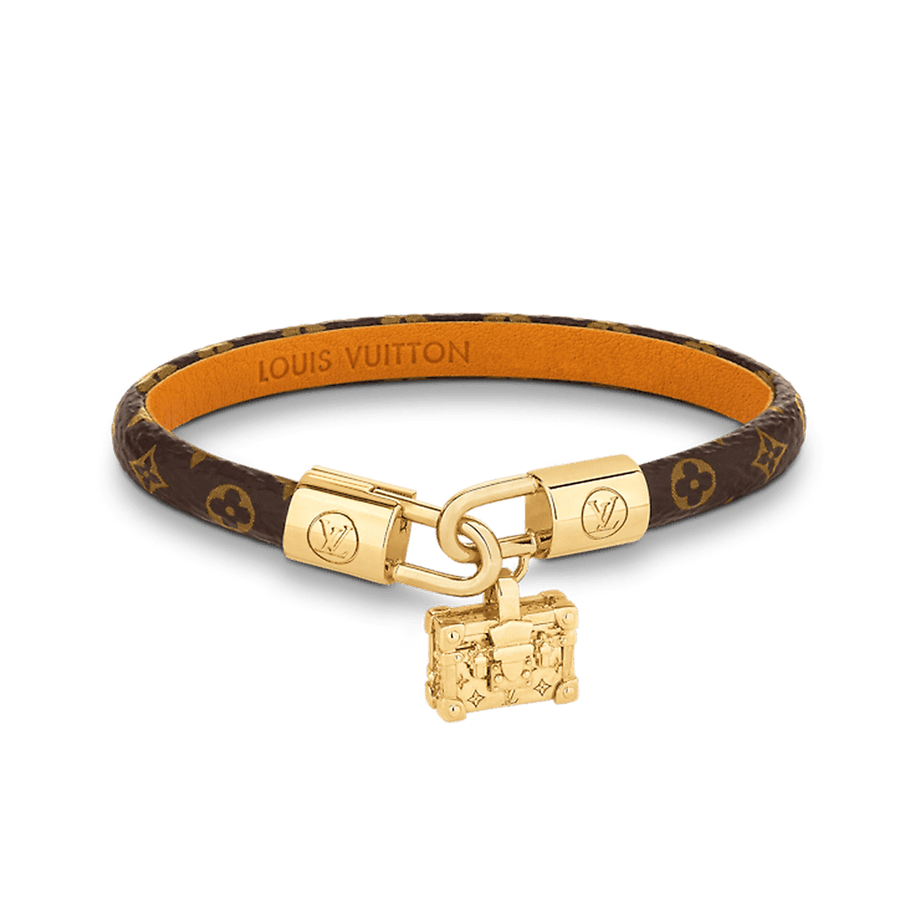 18K Louis Vuitton Petite Malle Charm Bracelet