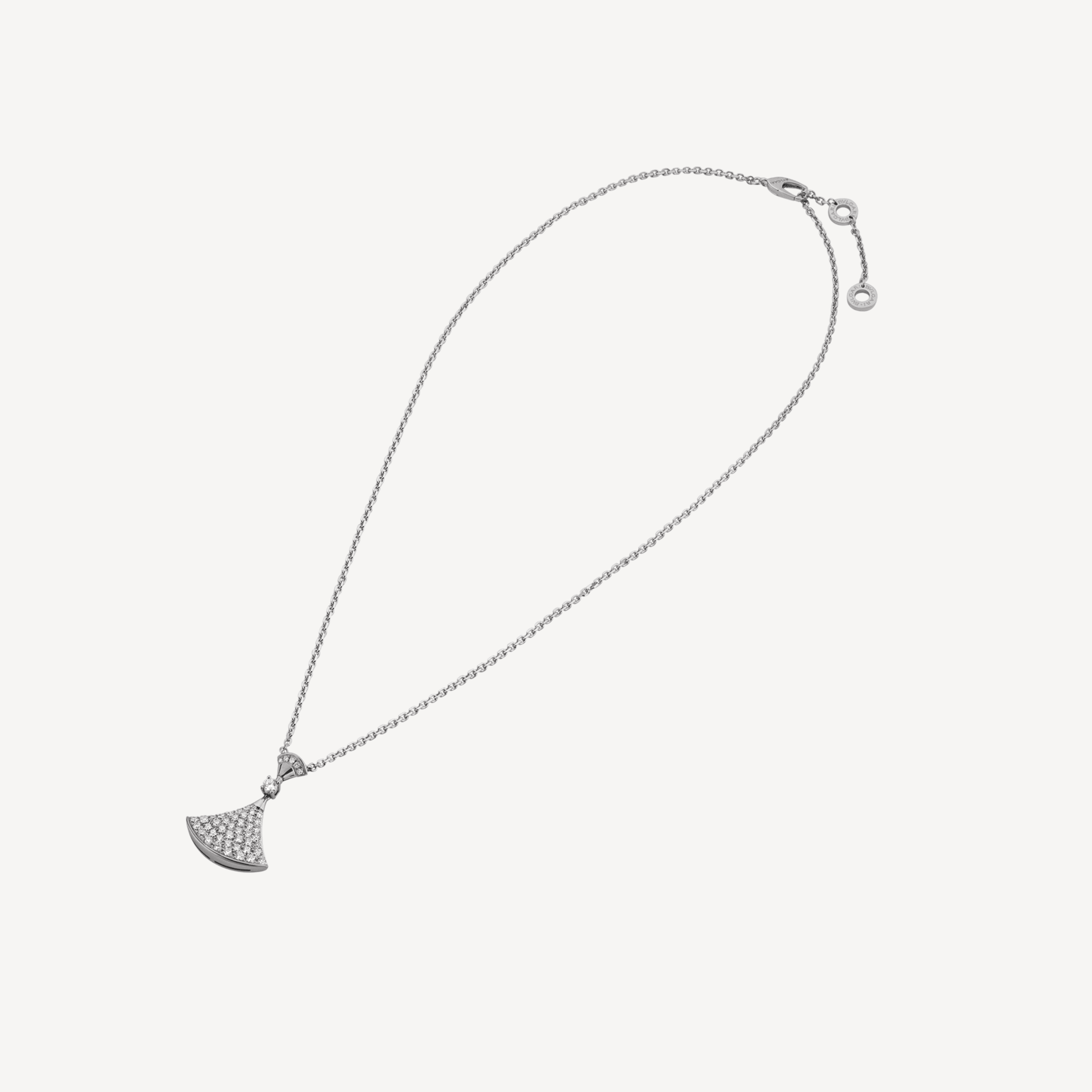 18K BVLGARI BVLGARI Dream Pave Diamond Necklace