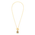 18K LOEWE Anagram Pendant Necklace