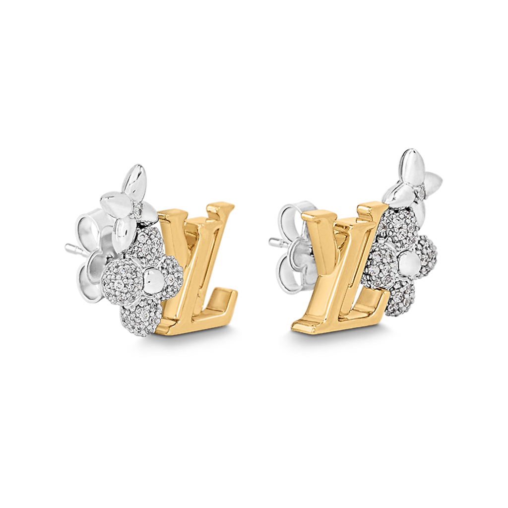 18K Louis Vuitton Gram Earrings