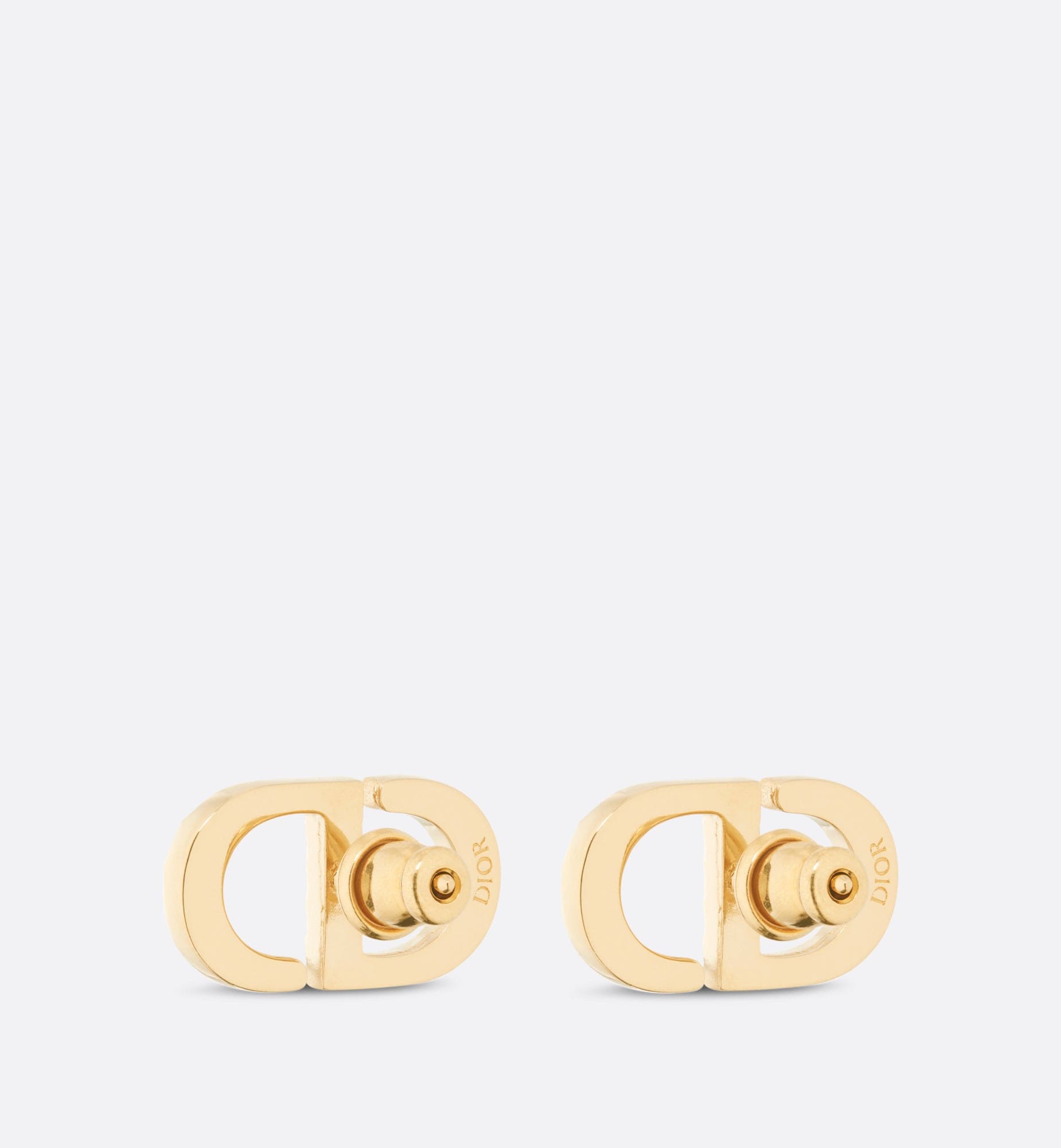 18K Petit Dior Stud Earrings