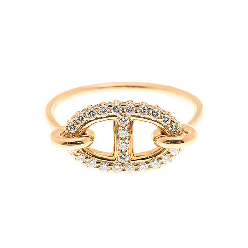 18K Farandole Diamond Hermes Ring