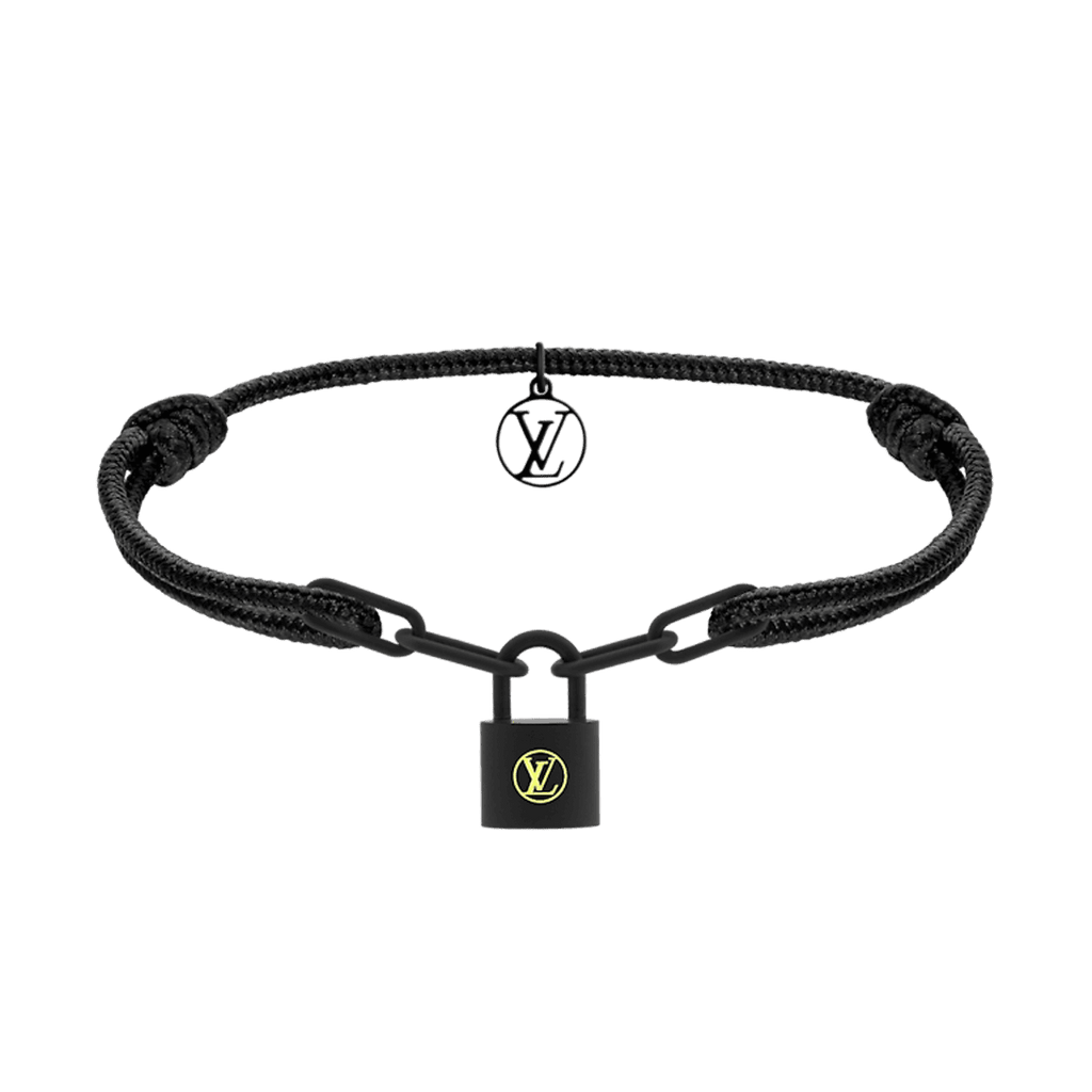 Louis Silver Lockit Titanium Bracelet