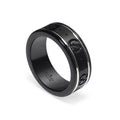 18K Double Gucci Icon Black Corundum Ring