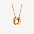 18K B.ZERO1  Demi-Pave Diamonds Necklace