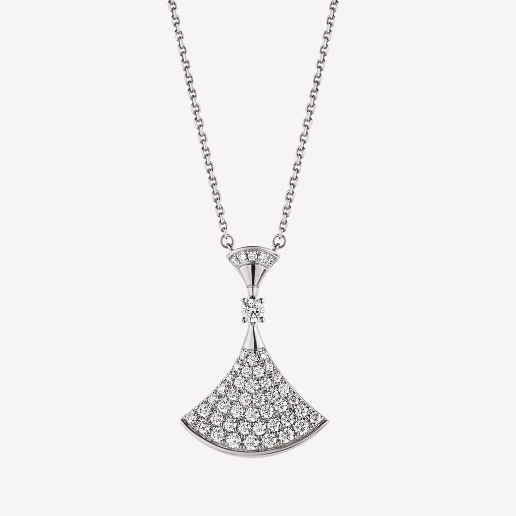 18K BVLGARI BVLGARI Dream Pave Diamond Necklace
