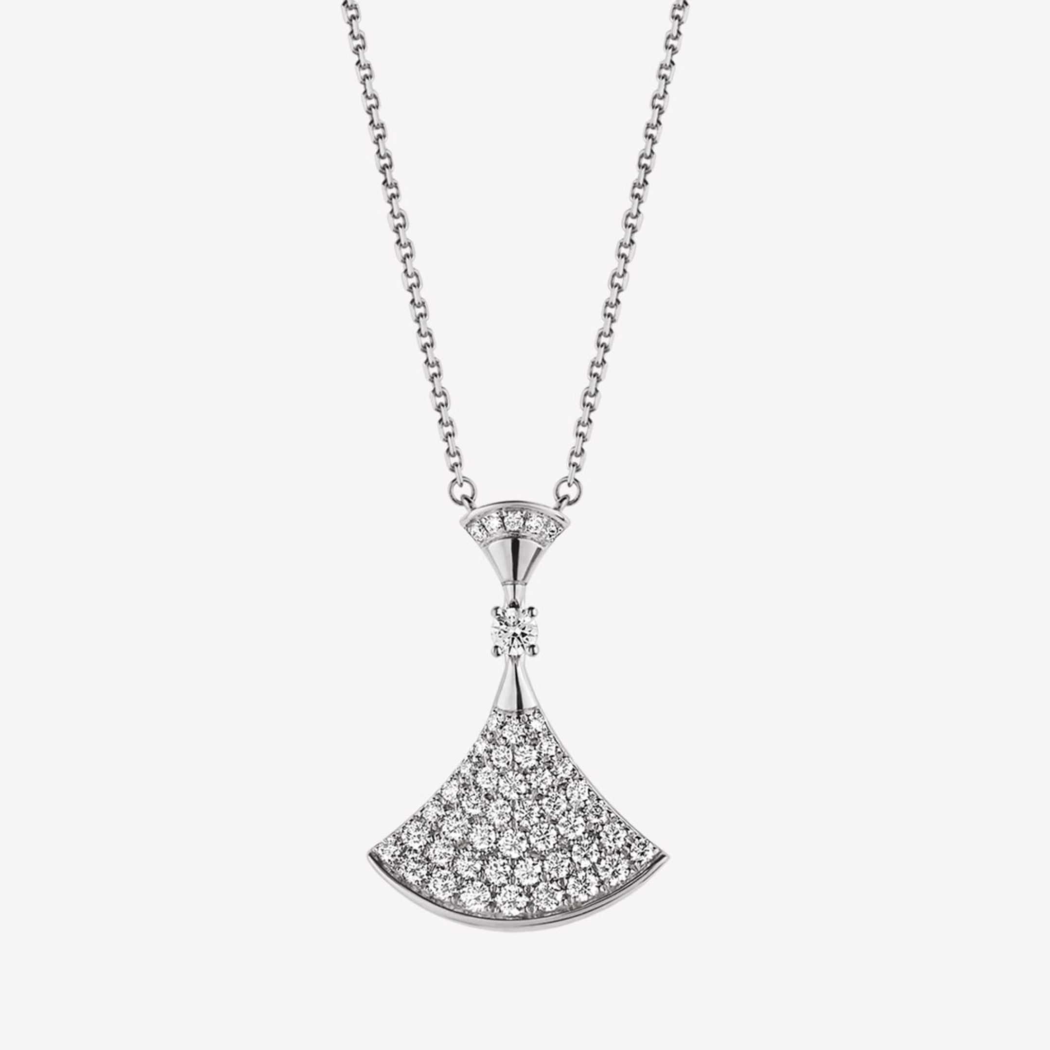 18K BVLGARI BVLGARI Dream Pave Diamond Necklace