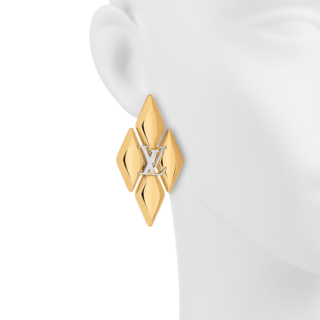 18k Louis Vuitton GO-14 Earrings