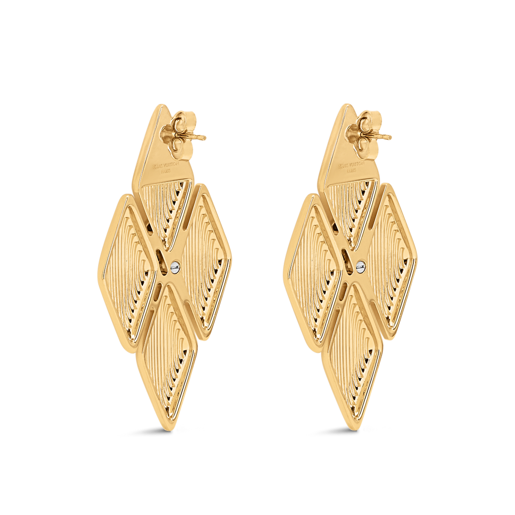 18k Louis Vuitton GO-14 Earrings