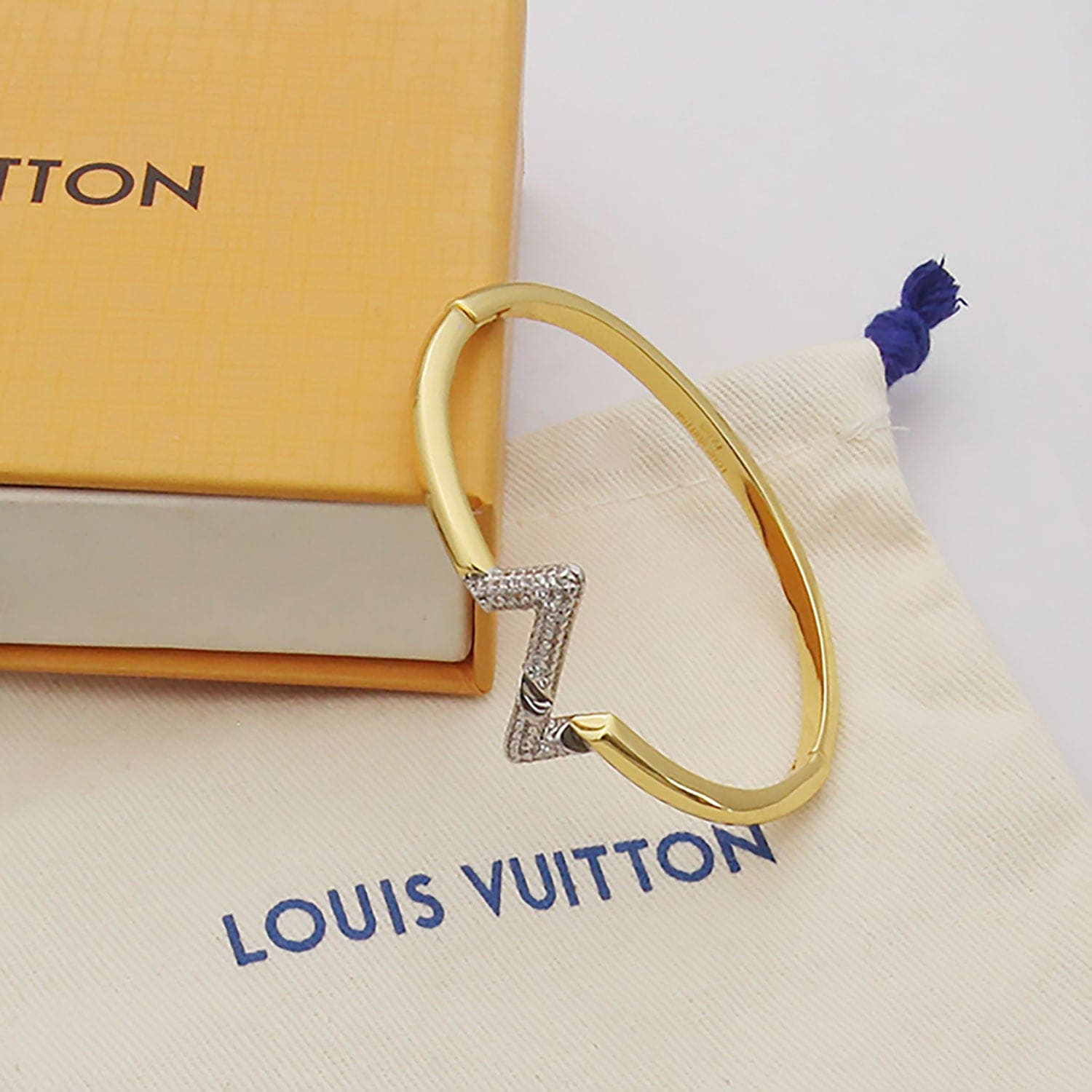 18K Louis Vuitton Volt Upside Down Bracelet