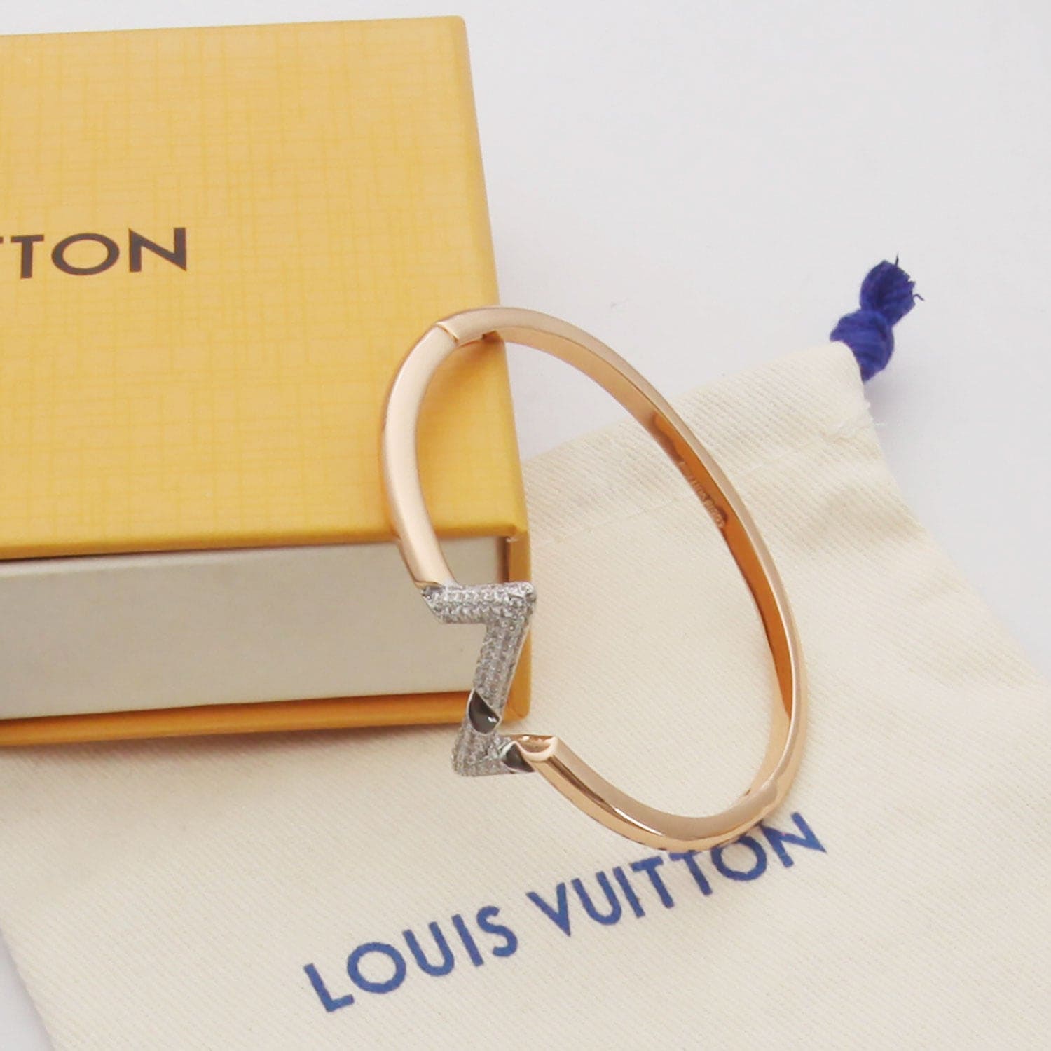 18K Louis Vuitton Volt Upside Down Bracelet