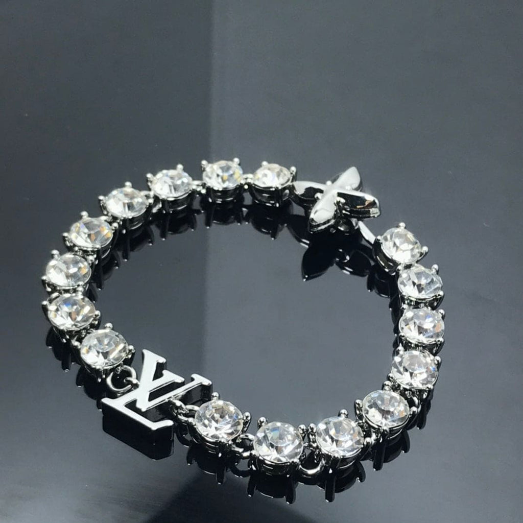 18K Louis Vuitton Crystals Bracelet