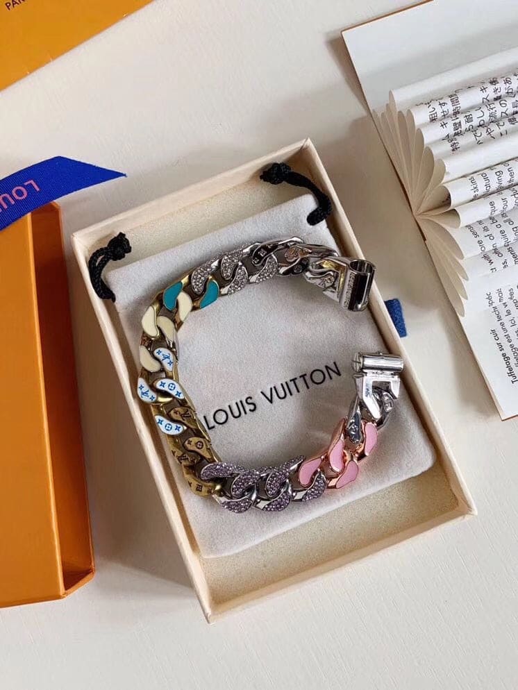 18K Louis Vuitton Monochain Soapy Bracelet