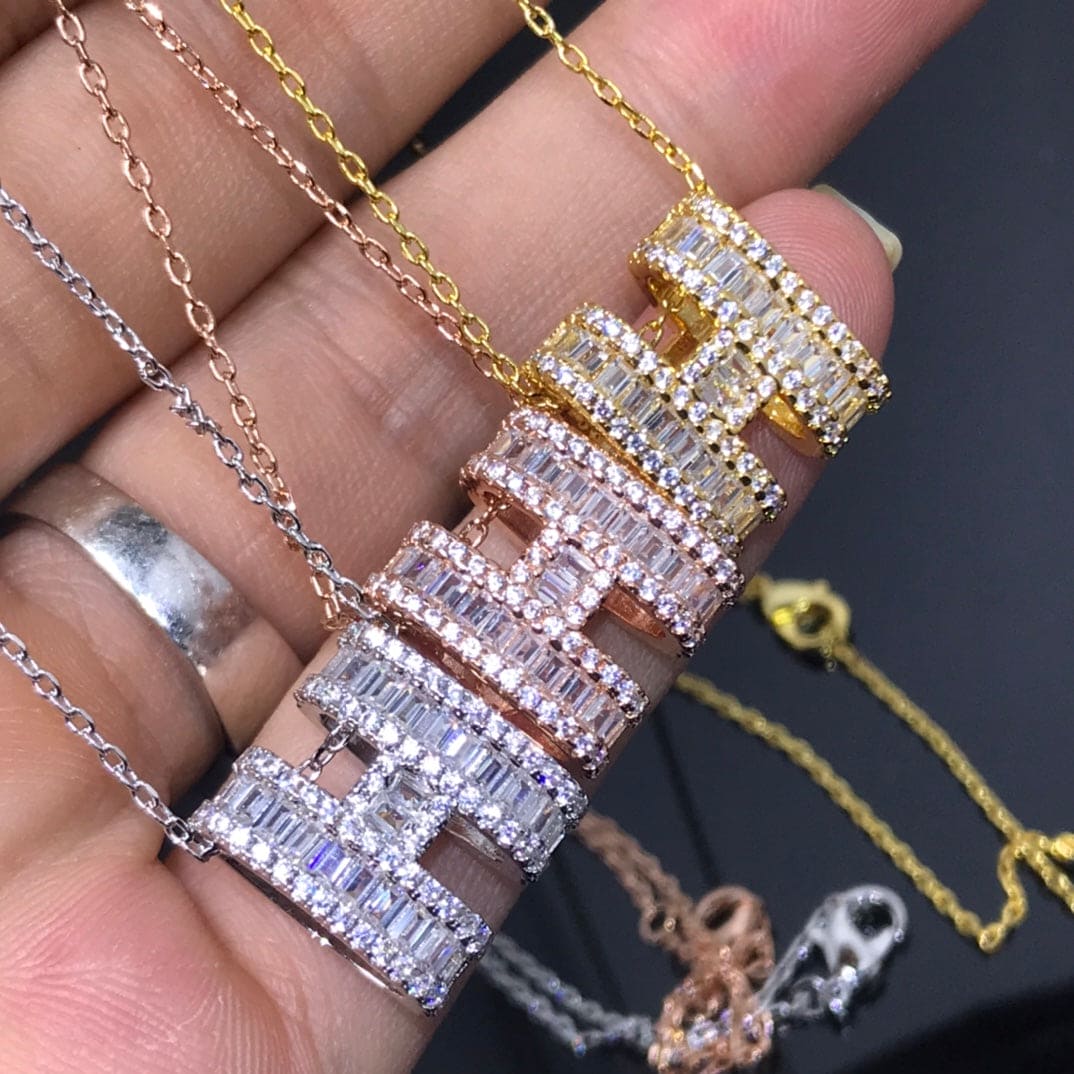 18K Hermes Diamonds Necklace