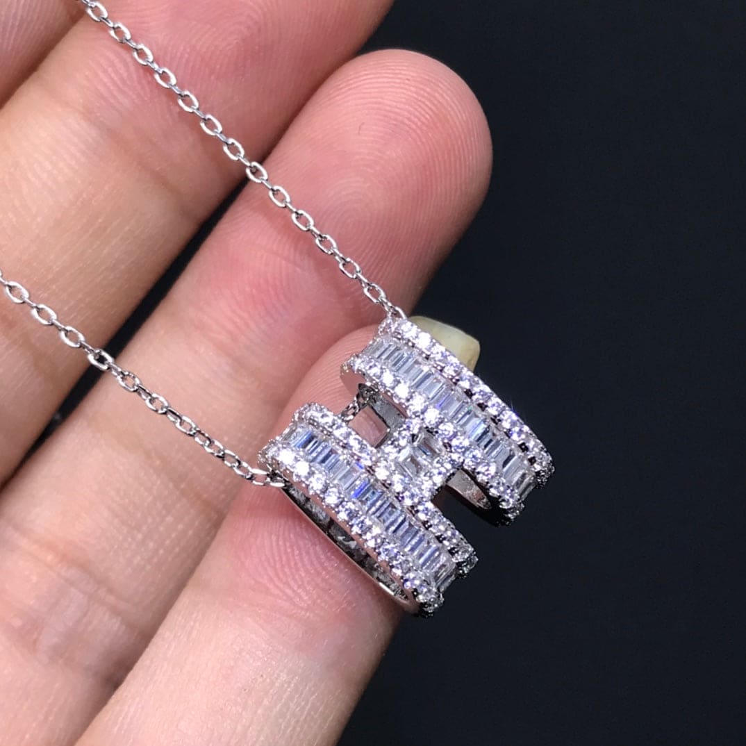 18K Hermes Diamonds Necklace