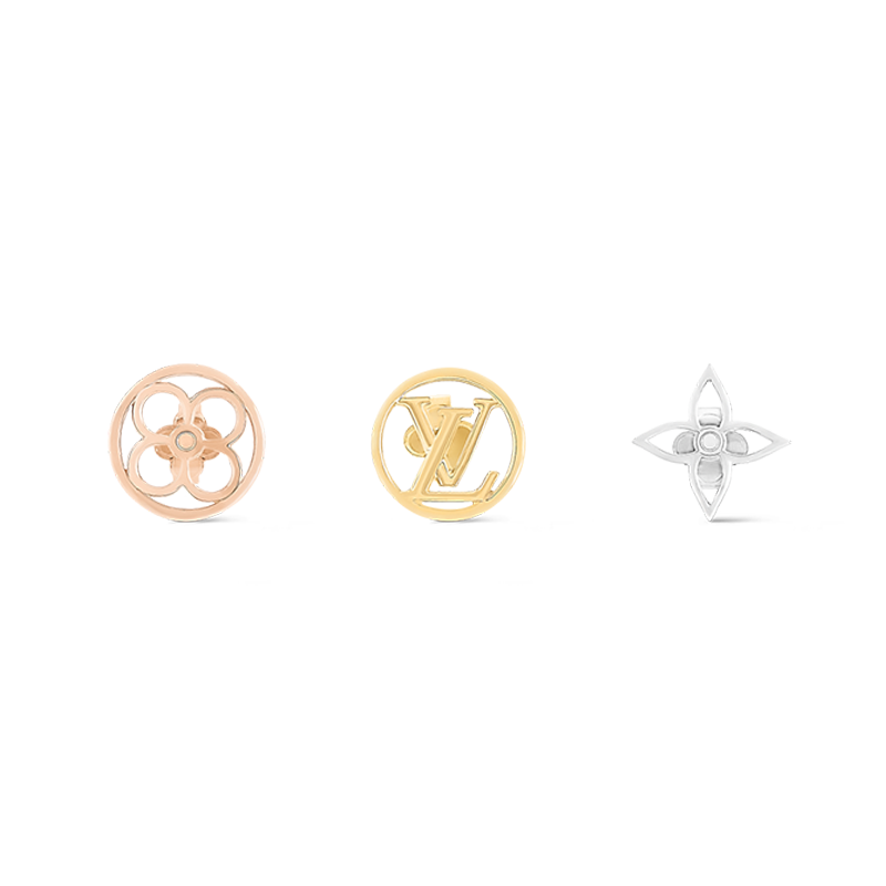 18K Louis Vuitton Lace Earrings