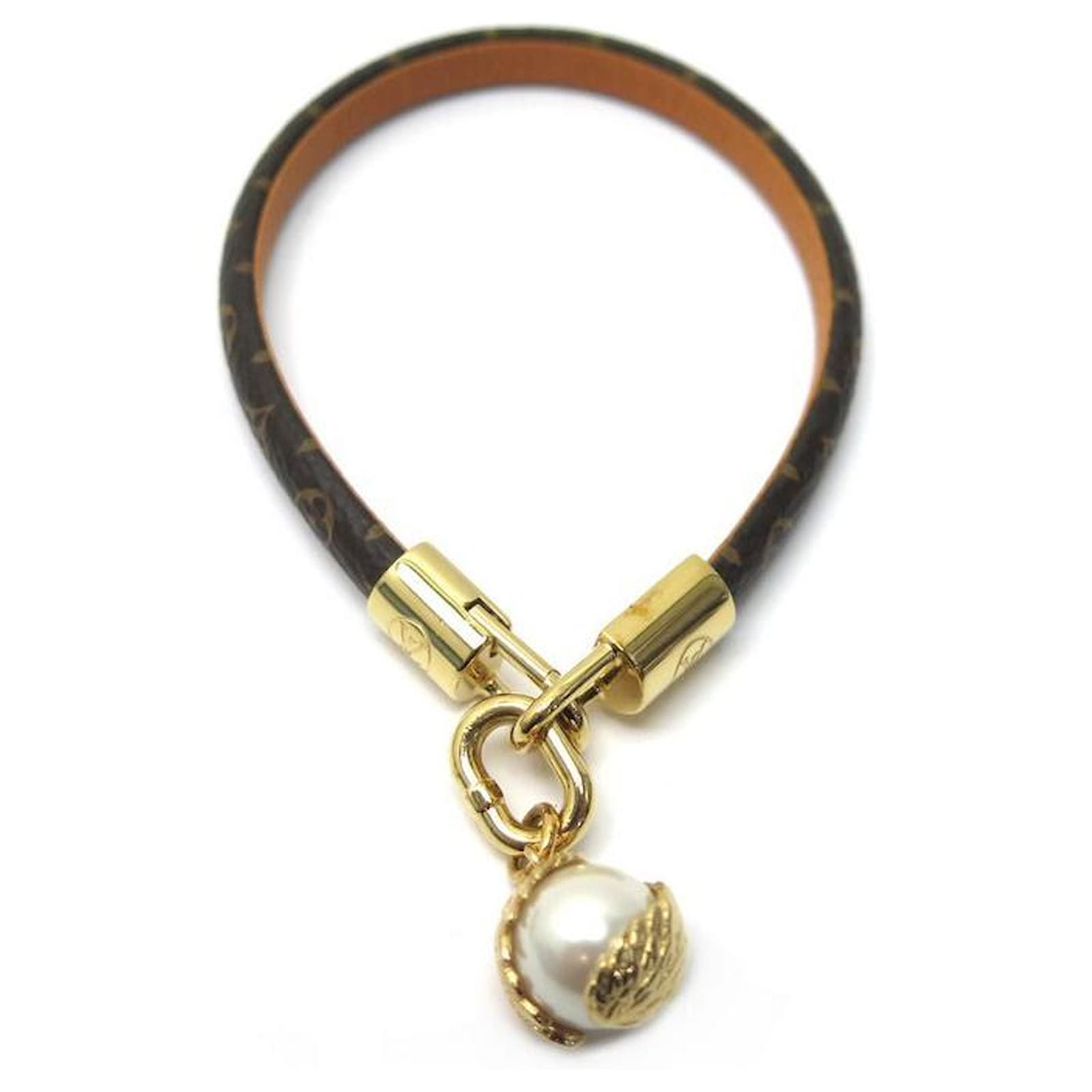 18K Louis Vuitton Pearl Angels Bracelet