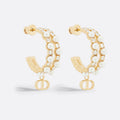 18K Petit Dior Treasure Earrings