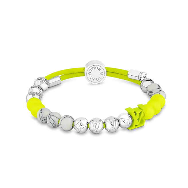 18K Louis Vuitton Monogram Beads Yellow Bracelet