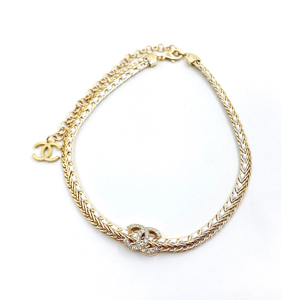 18K  Chanel Diamonds Choker Necklace
