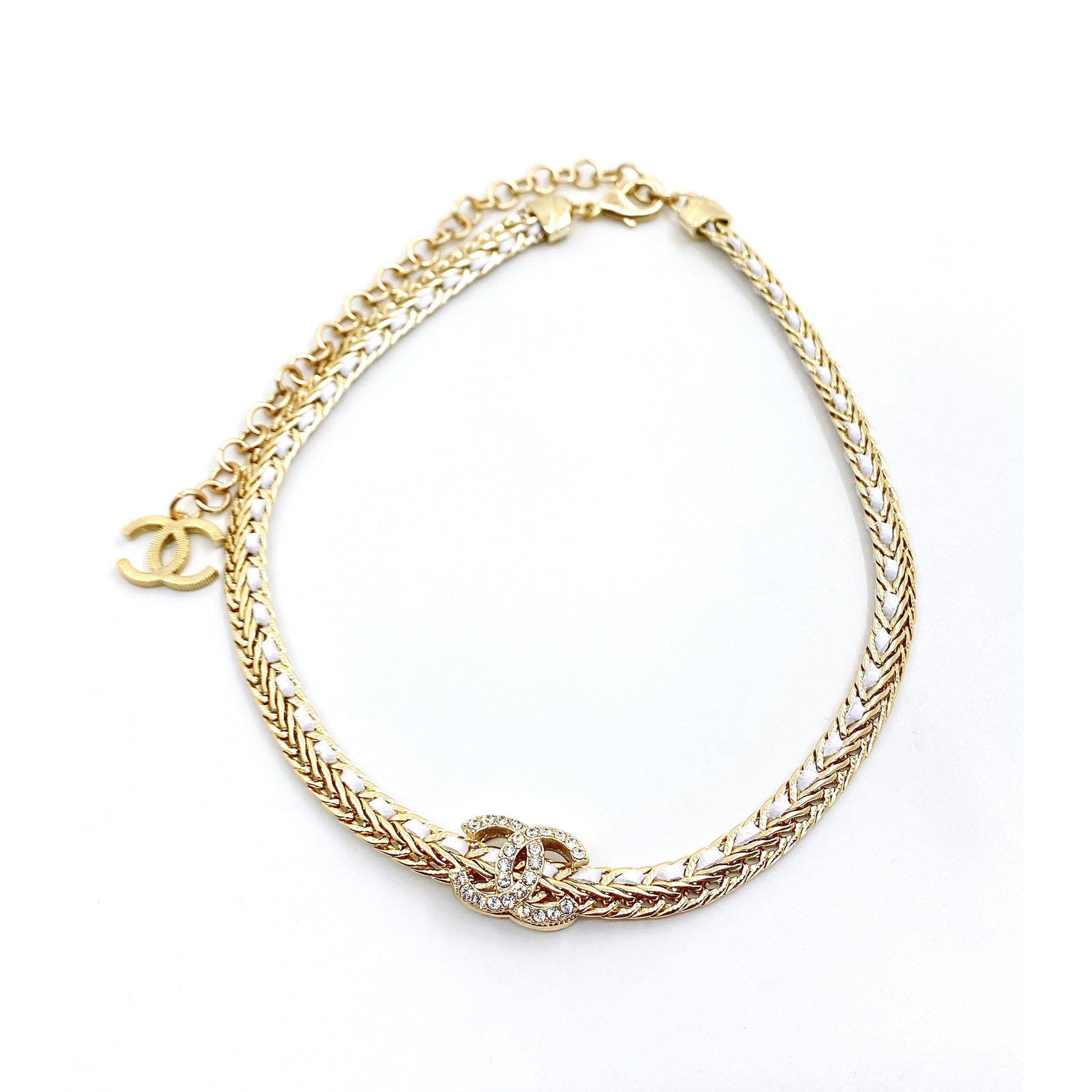 18K  Chanel Diamonds Choker Necklace