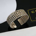 18K  Chanel Diamond Cuff Bracelet