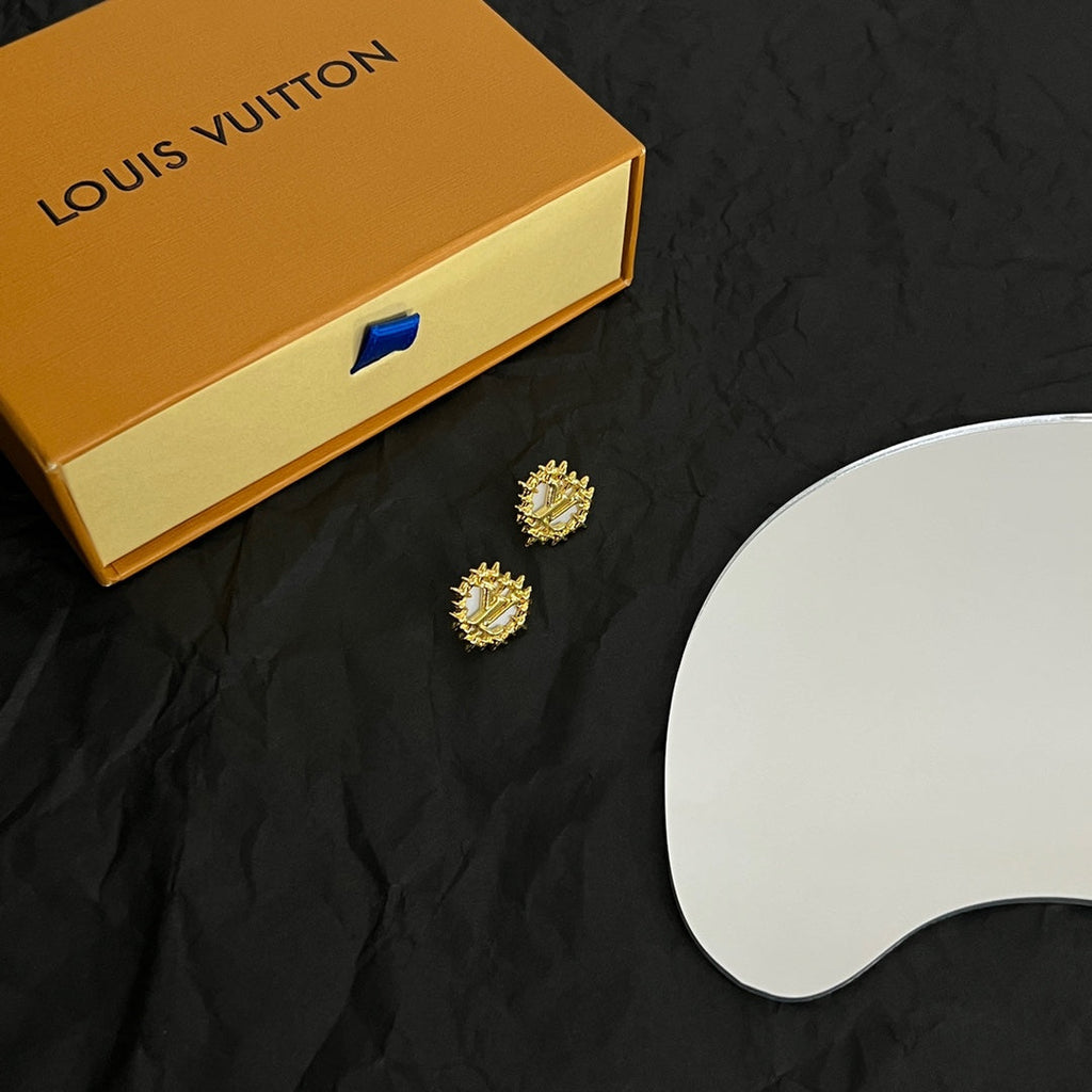 18K Louis Vuitton Vintage Earrings
