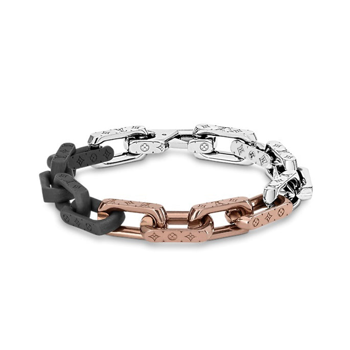 18K Louis Vuitton Monogram Chain Bracelet