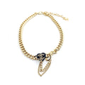 18K  Chanel Black Choker Necklace