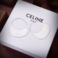 18K Celine Bag Pendant Earrings