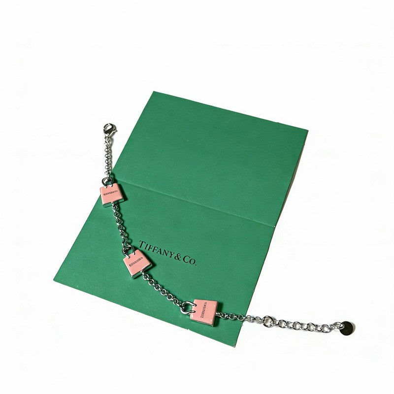 18K Return to Tiffany Pink Bag Bracelet