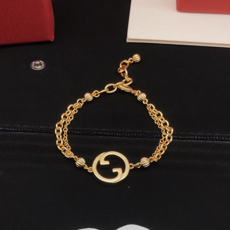 18K GucciDiamond Gold Chain Bracelet