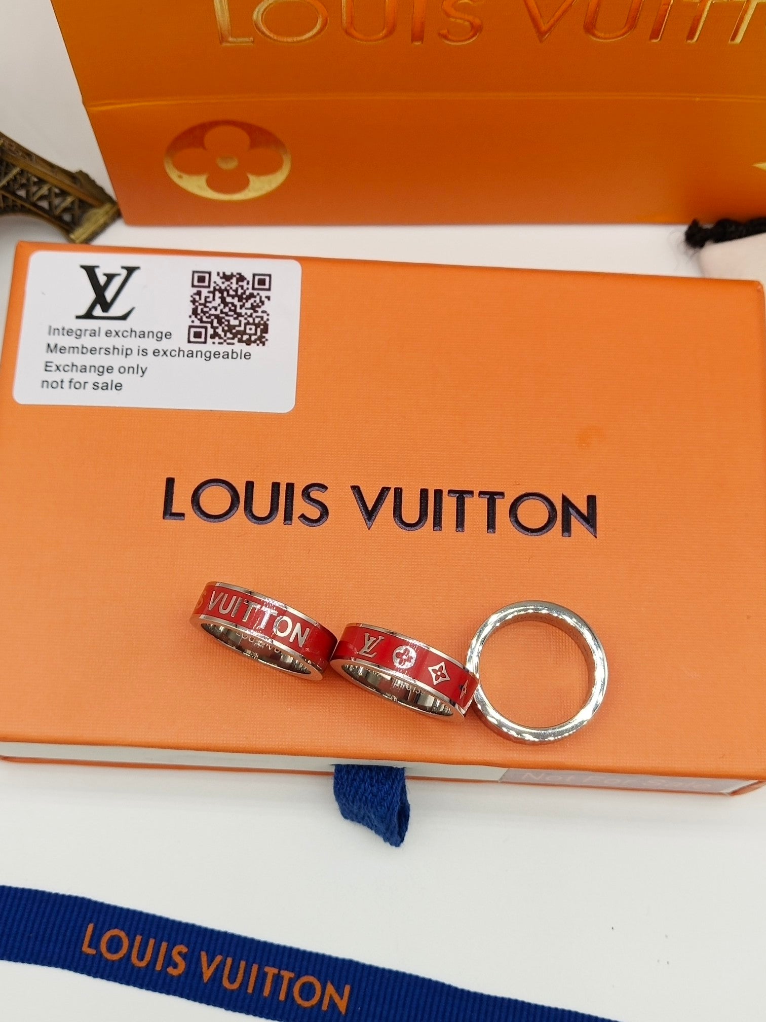18K Louis Vuitton Red Ring