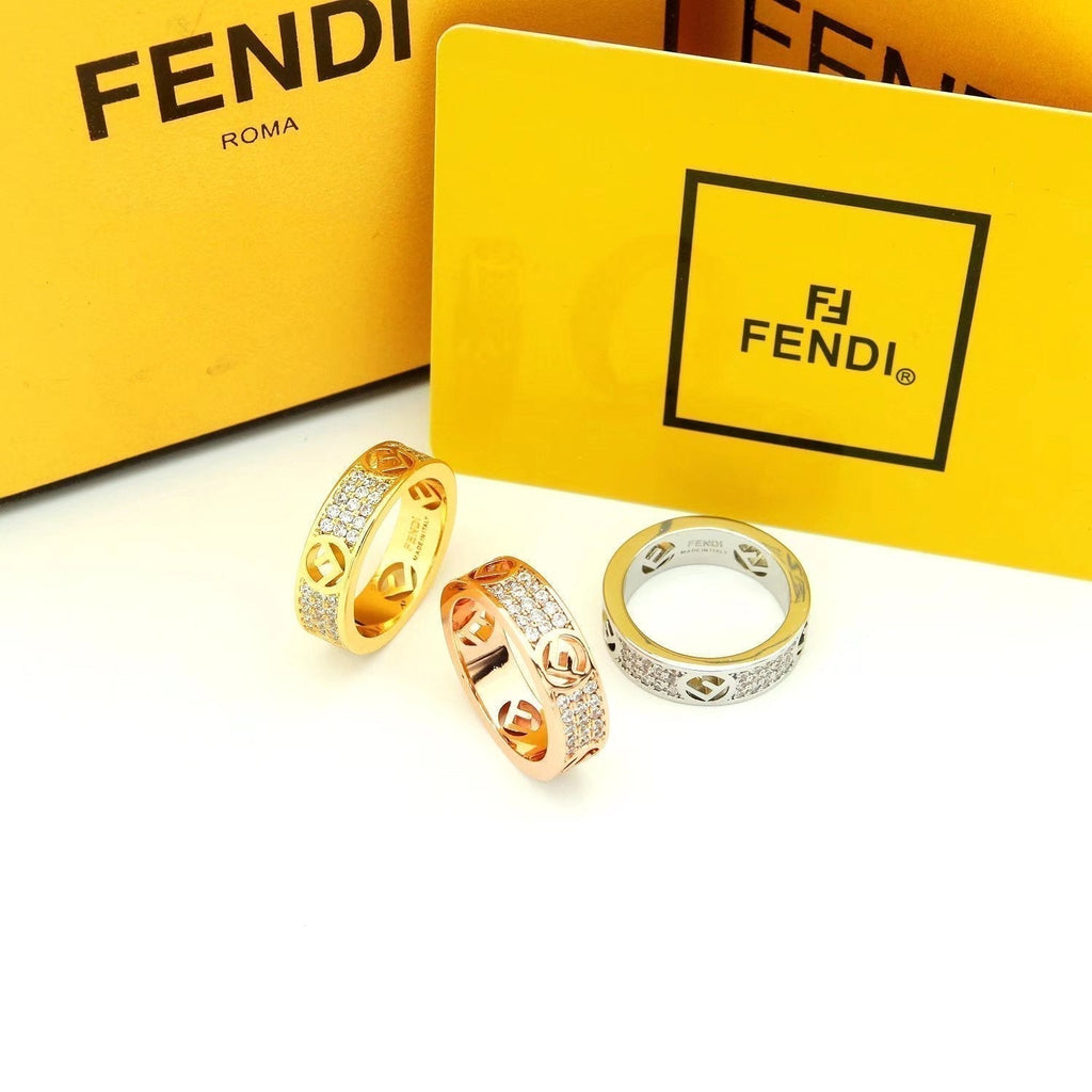 18K Fendi Is Rose Gold Ring