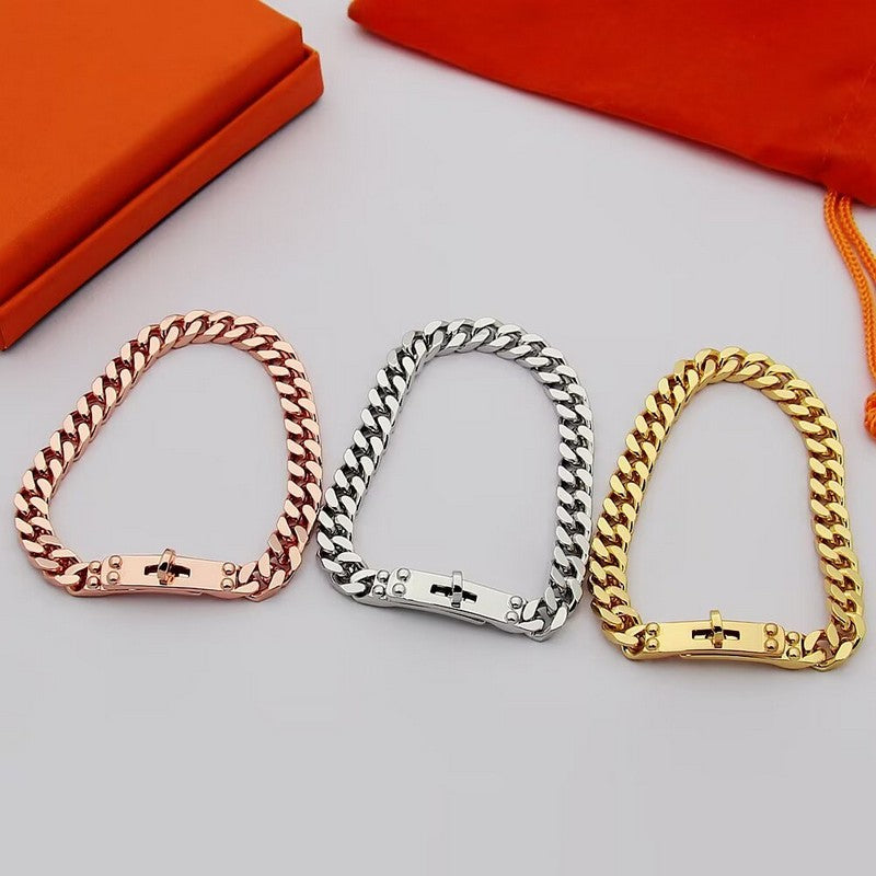 18K Kelly Hermes Chain Bracelet