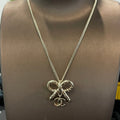 18K  Chanel Gold Bow Tie Necklace