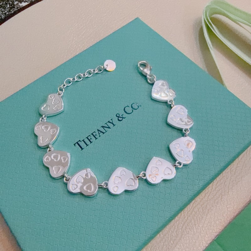18K Return to Tiffany Blue Heart Tag Bracelet