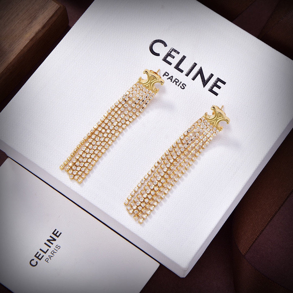 18K Celine Precious Tassels Earrings