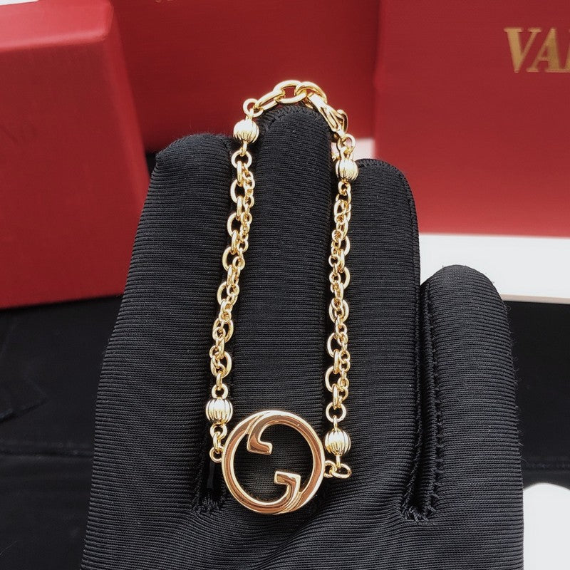 18K GucciDiamond Gold Chain Bracelet