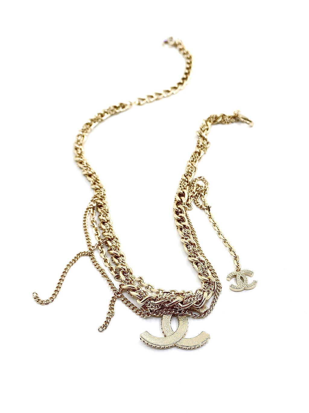 18K  Chanel Crystals Choker Necklace