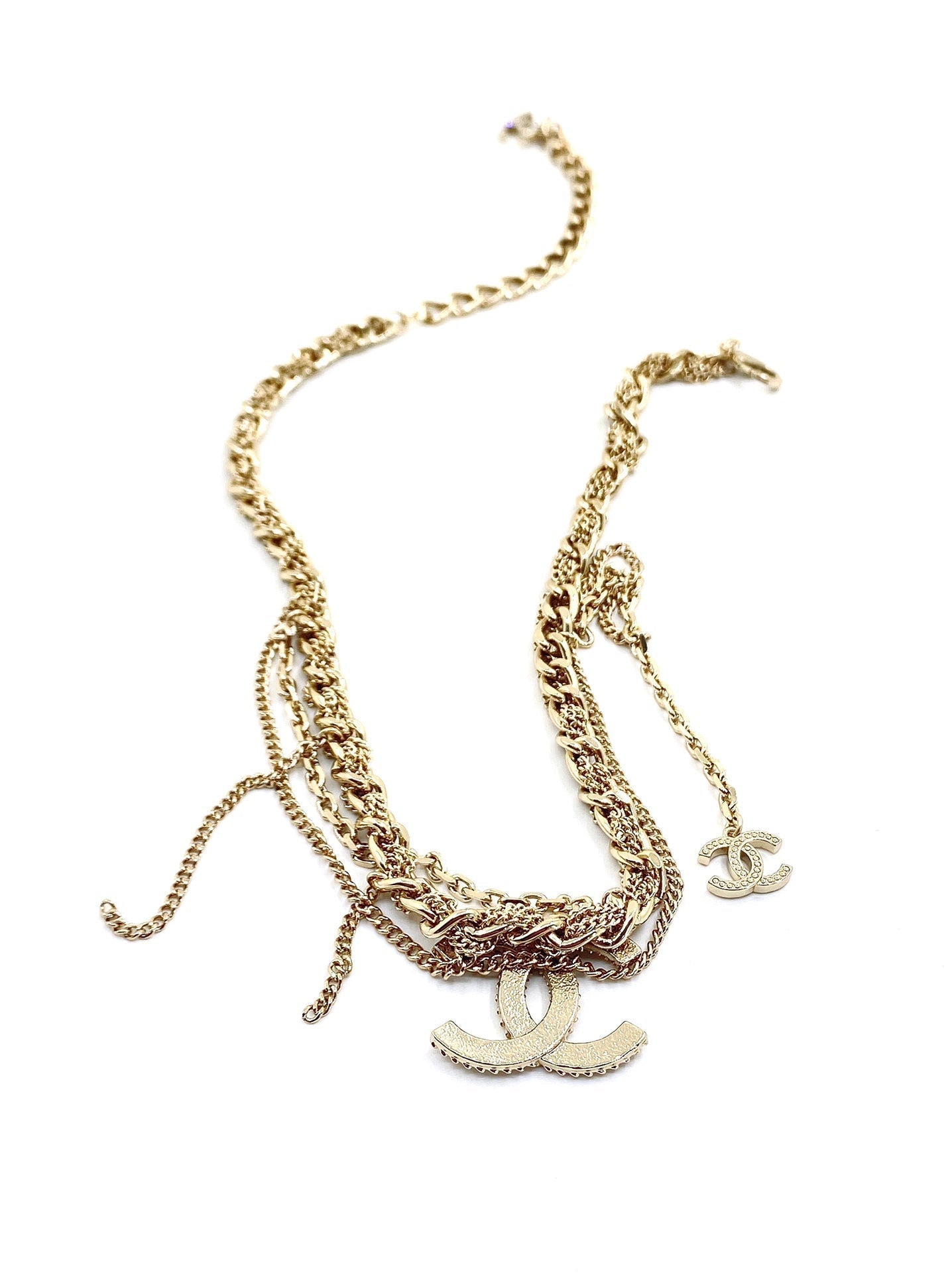 18K  Chanel Crystals Choker Necklace