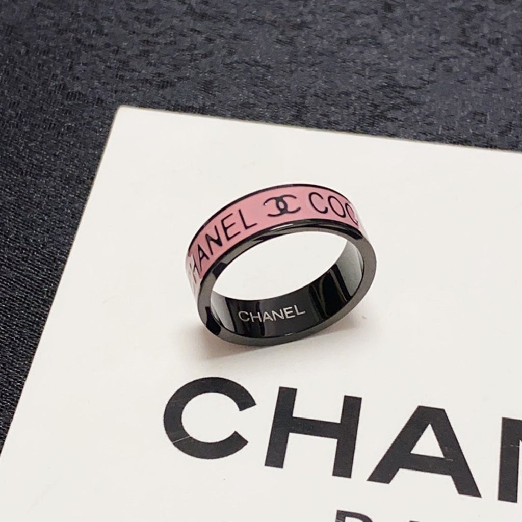 18K  Chanel Coco Pink Ring