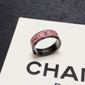 18K  Chanel Coco Pink Ring