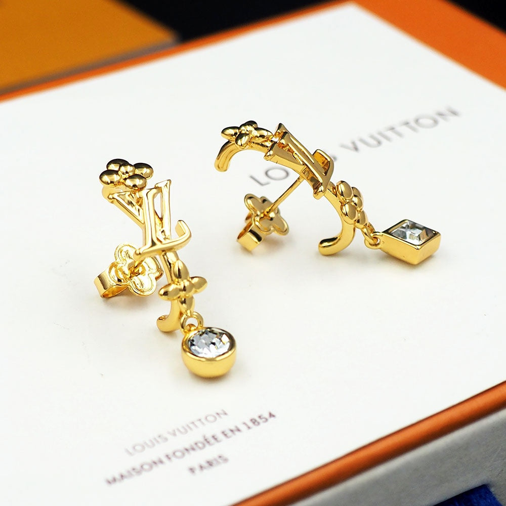 18K Louis Vuitton In the Sky Earrings