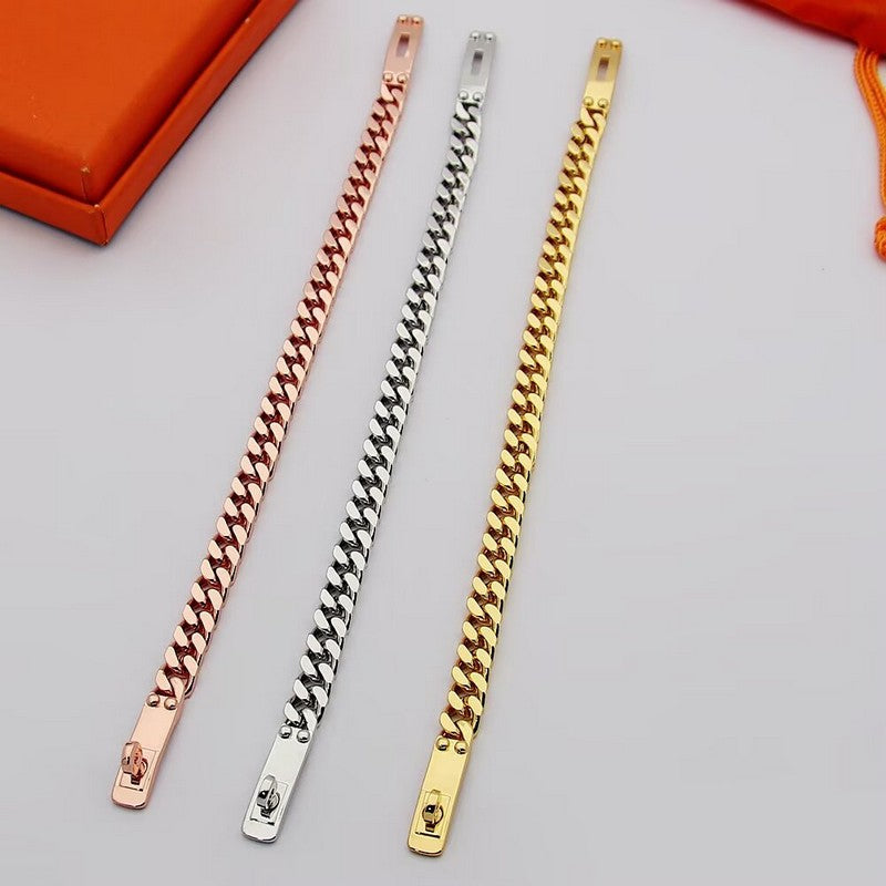 18K Kelly Hermes Chain Bracelet