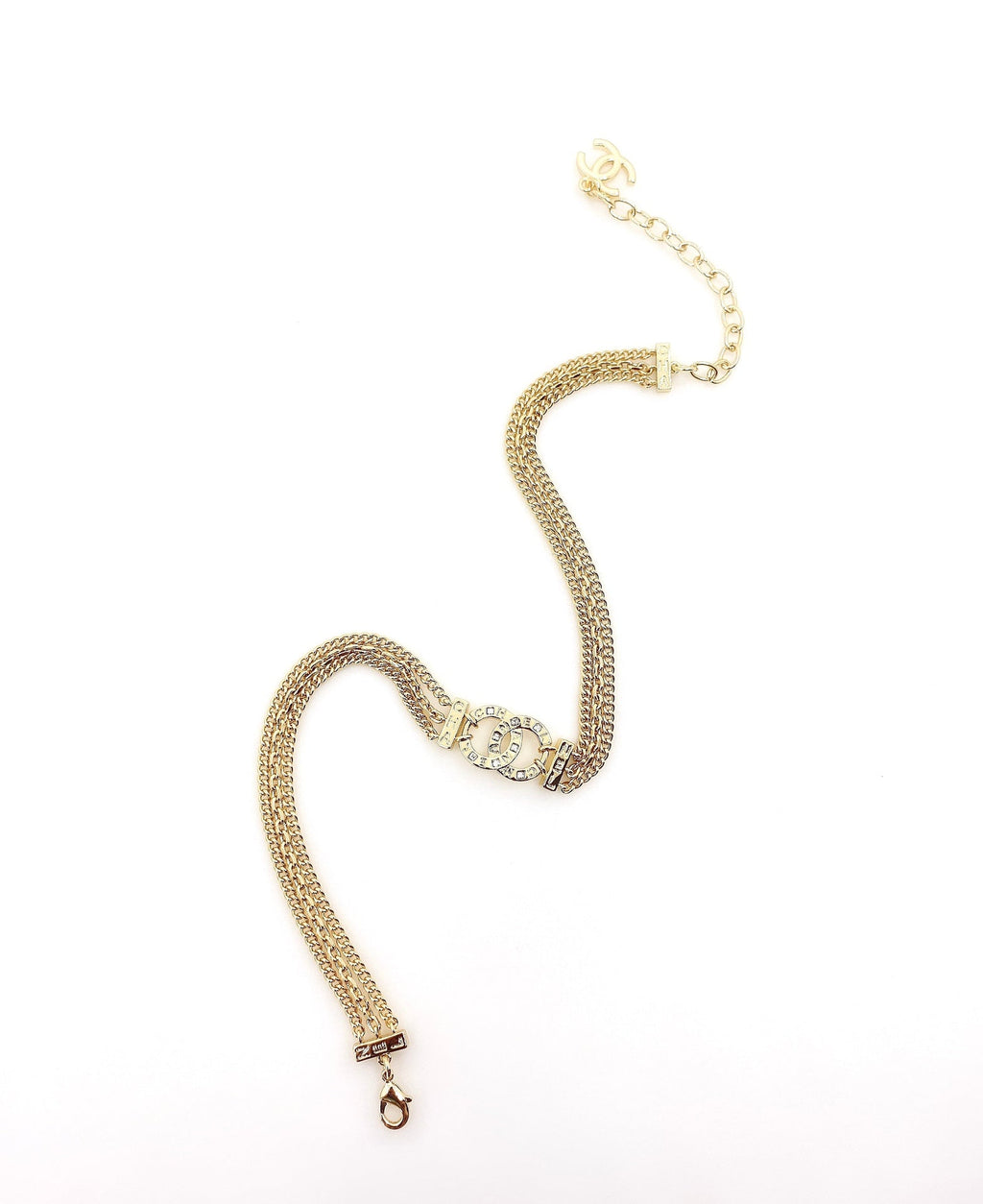 18K  Chanel Chain Choker Necklace