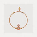 18K Vivienne West Mayfair Bas Relief Pendant Bracelet